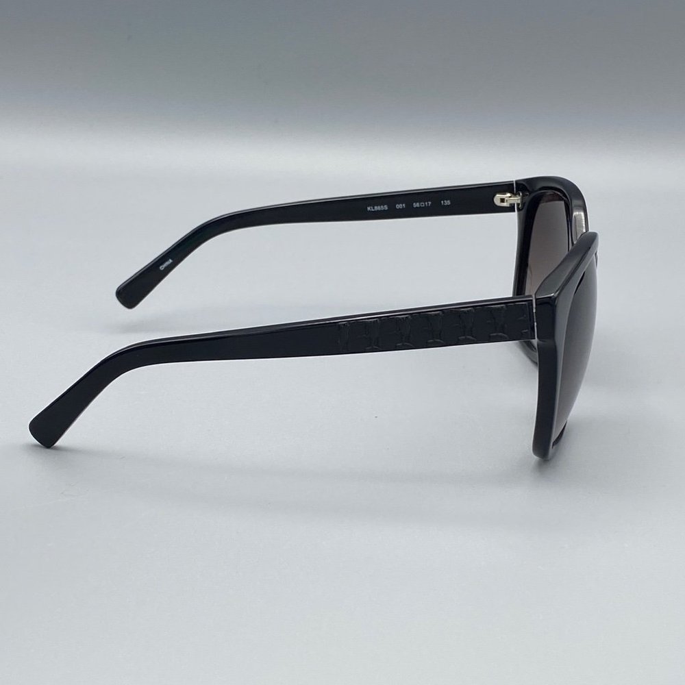 New KARL LAGERFELD KL865S Black Sunglasses - Picture 6 of 8